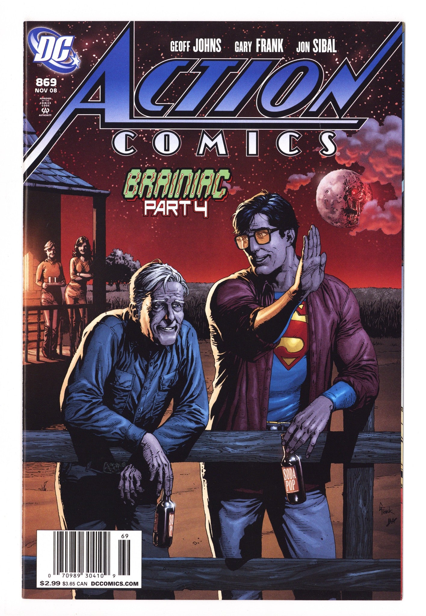 Action Comics Vol 1 869 VF/NM (9.0) Corrected (2008) Newsstand 
