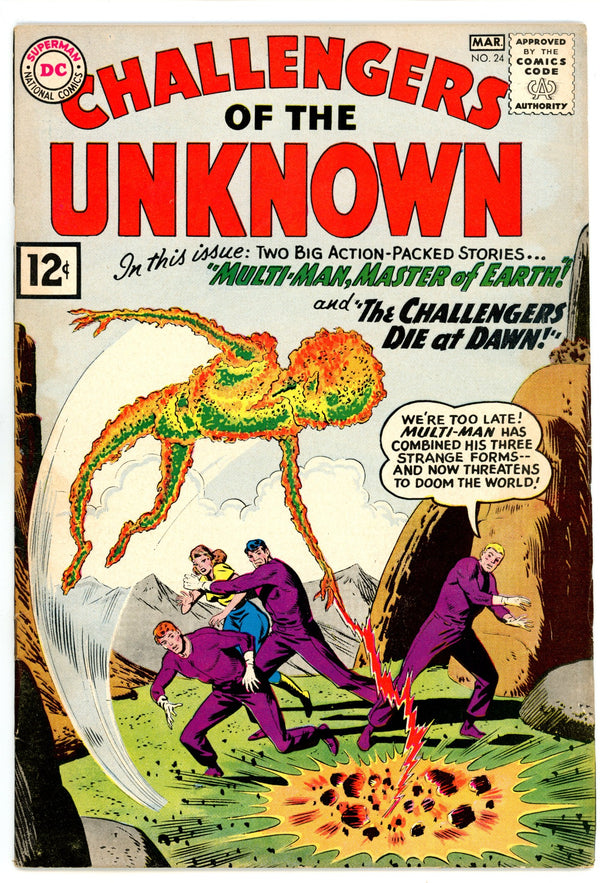 Challengers of the Unknown Vol 1 24 FN (6.0) (1962)