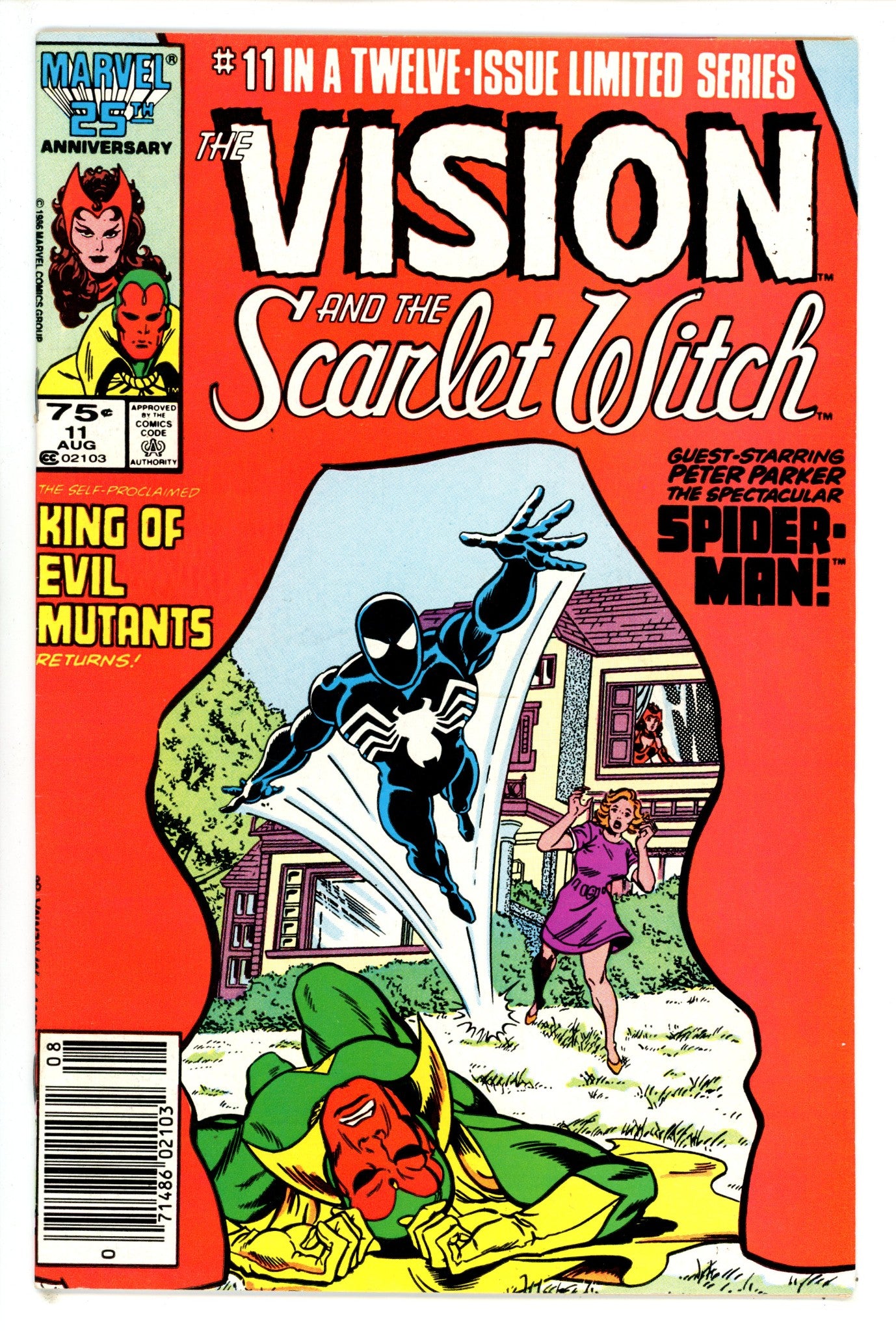 The Vision and the Scarlet Witch Vol 2 11 Newsstand VF- (7.5) (1986)