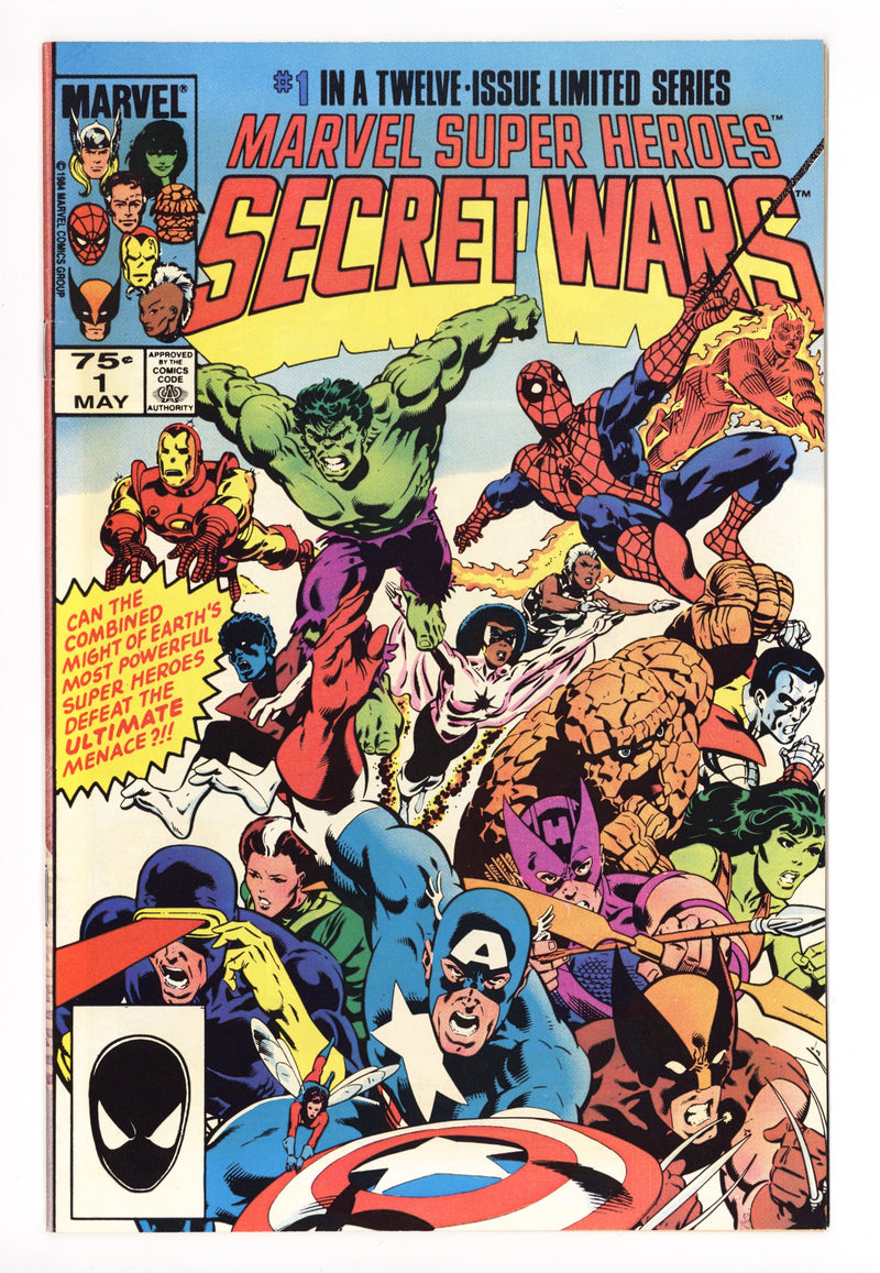 Marvel Super-Heroes Secret Wars 1 VF (8.0) (1984) 2nd Print 