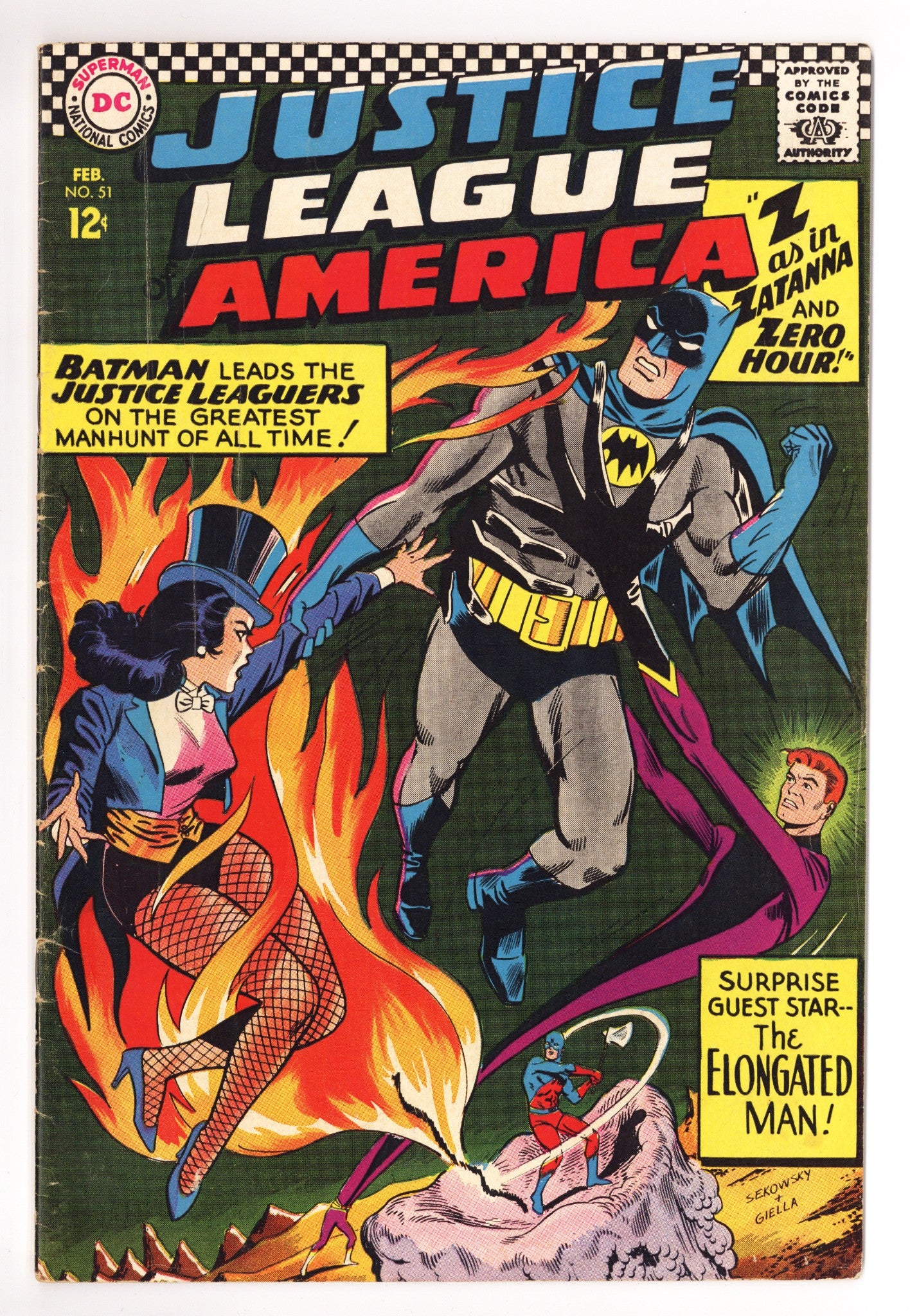 Justice League of America Vol 1 51 VG (4.0) (1967) 