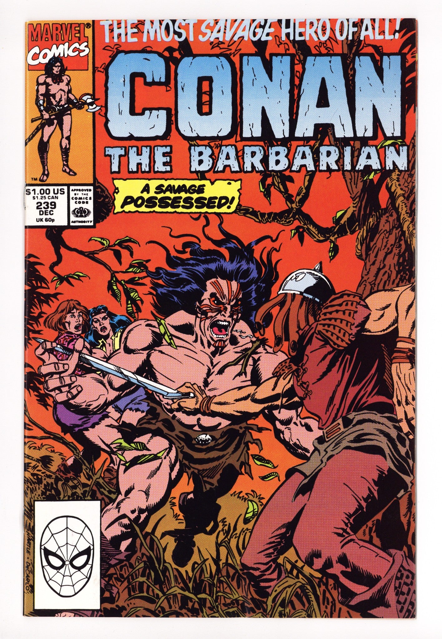 Conan the Barbarian Vol 1 239 High Grade (1990) 