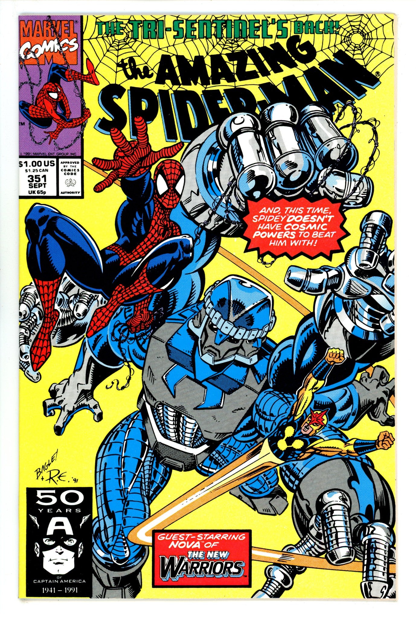 The Amazing Spider-Man Vol 1 351 NM- (9.2) (1991) 
