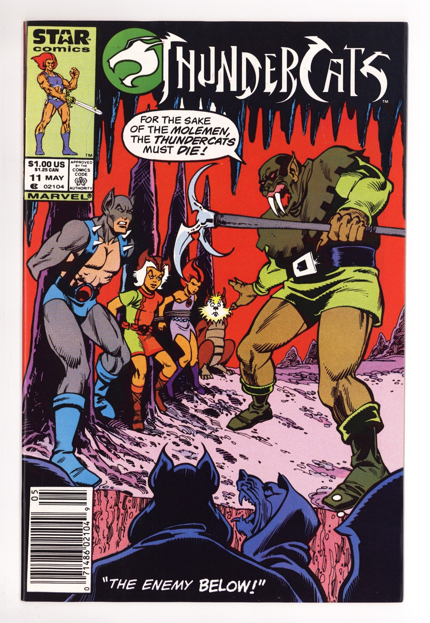 Thundercats 11 NM- (9.2) (1987) Newsstand 
