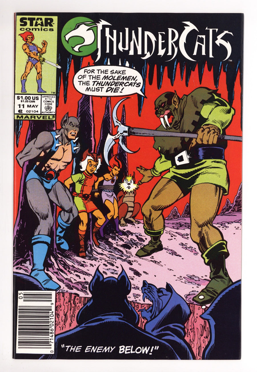 Thundercats 11 NM- (9.2) (1987) Newsstand 