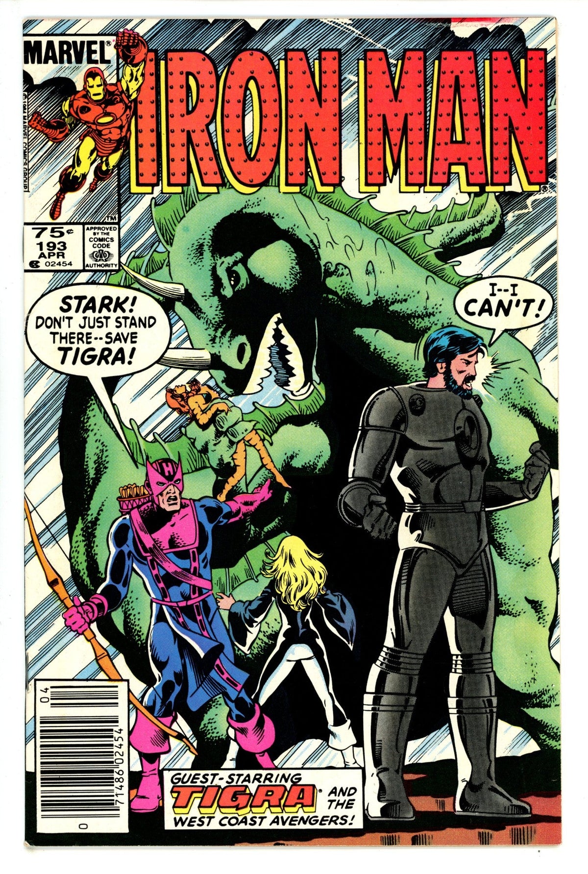 Iron Man Vol 1 193  Mid Grade   (1985)   Canadian Price Variant