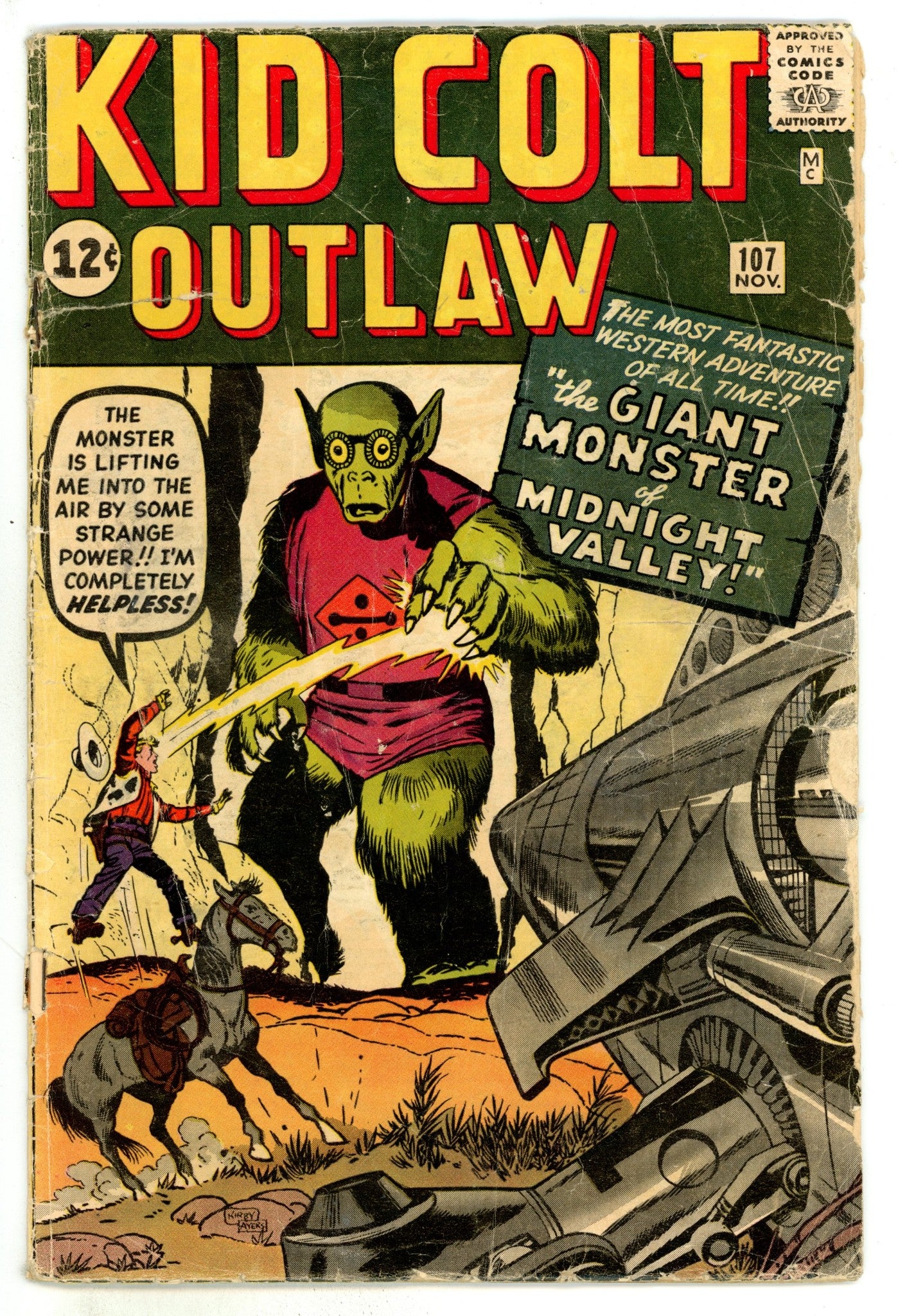 Kid Colt Outlaw 107 GD (2.0) (1962) 