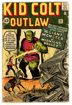 Kid Colt Outlaw 107 GD (2.0) (1962) 