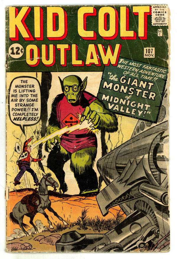 Kid Colt Outlaw 107 GD (2.0) (1962)