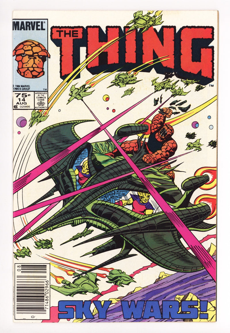 The Thing Vol 1 14 VF- (7.5) (1984) Canadian Price Variant 