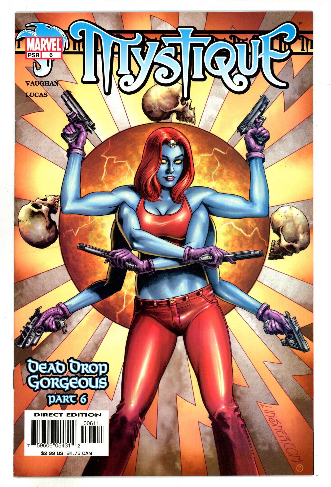 Mystique Vol 1 6 High Grade (2003) 