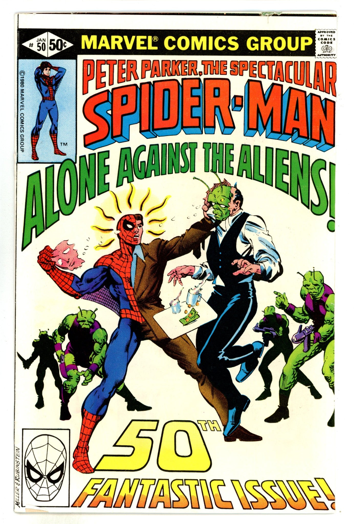 The Spectacular Spider-Man Vol 1 50  FN+ (6.5)  (1981)  