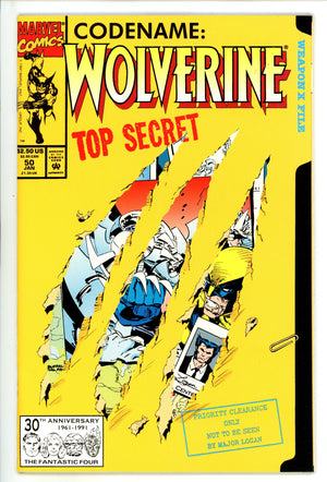 Wolverine Vol 2 50 High Grade Die-Cut (1992)