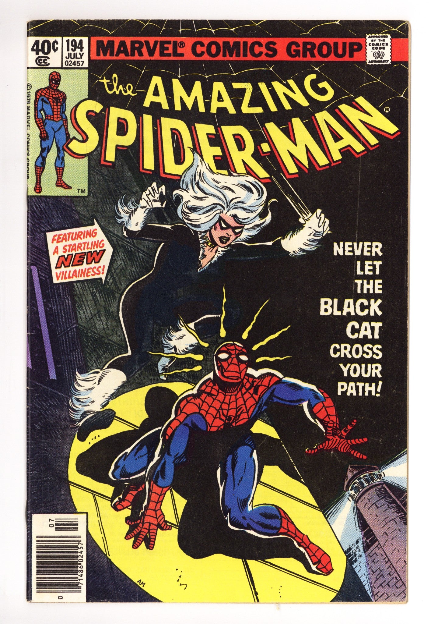 The Amazing Spider-Man Vol 1 194 FN (6.0) (1979) Newsstand 