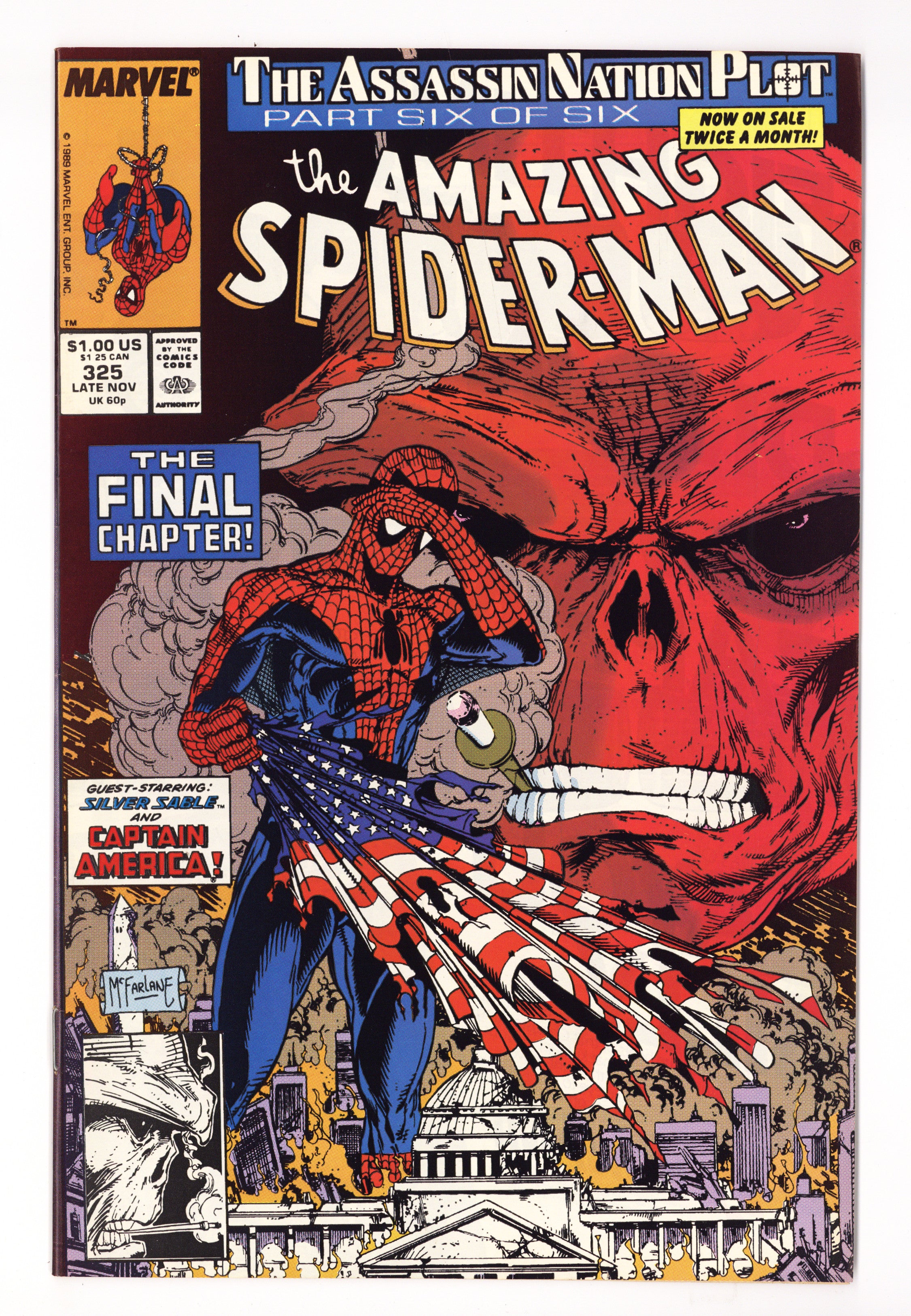 The Amazing Spider-Man Vol 1 325  NM- (9.2)   (1989)        