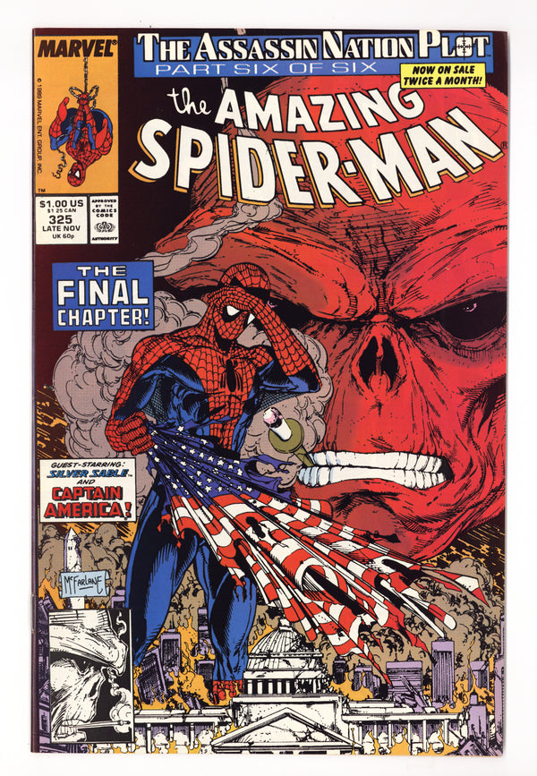 The Amazing Spider-Man Vol 1 325  NM- (9.2)   (1989)