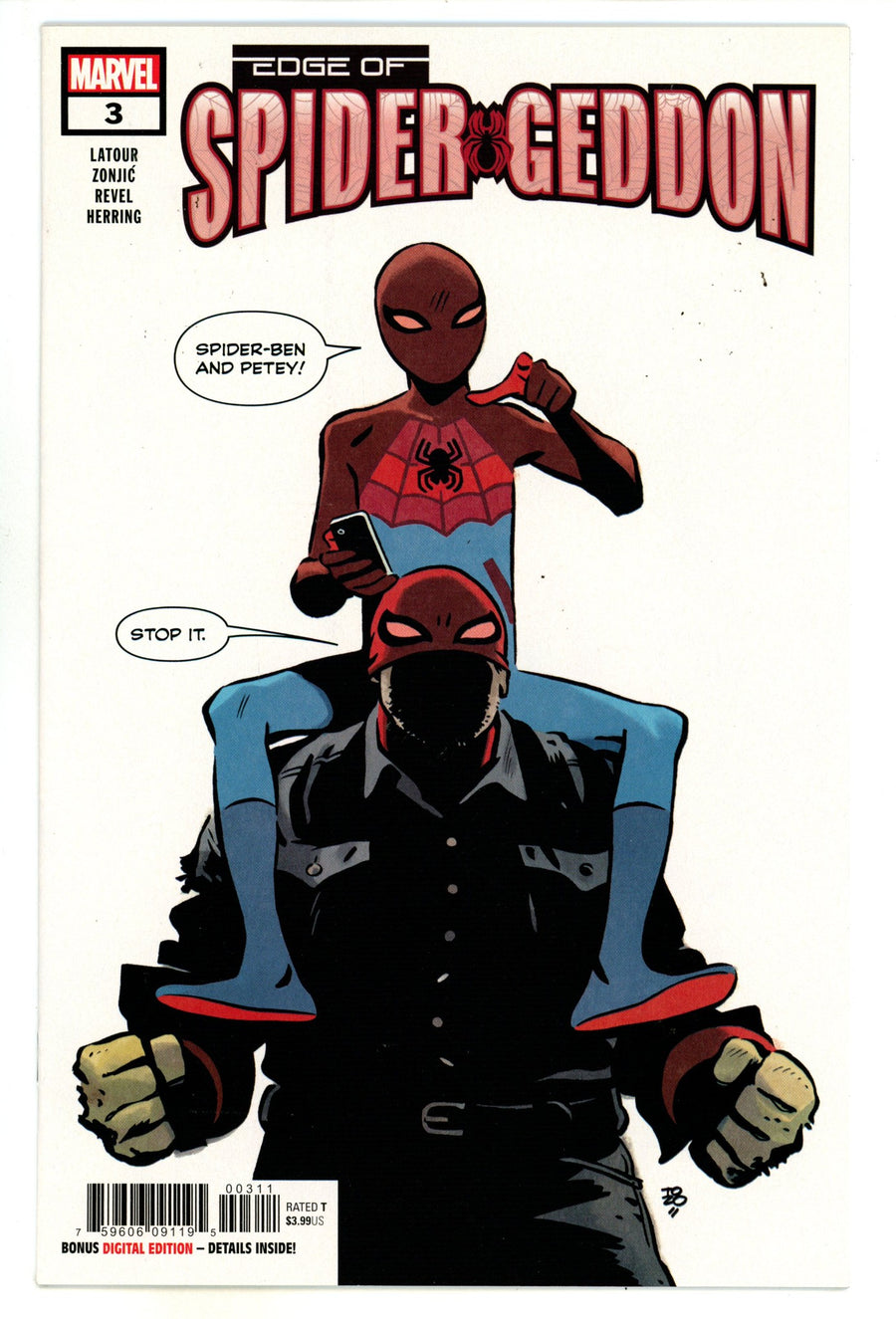 Edge of Spider-Geddon 3 High Grade (2018) 