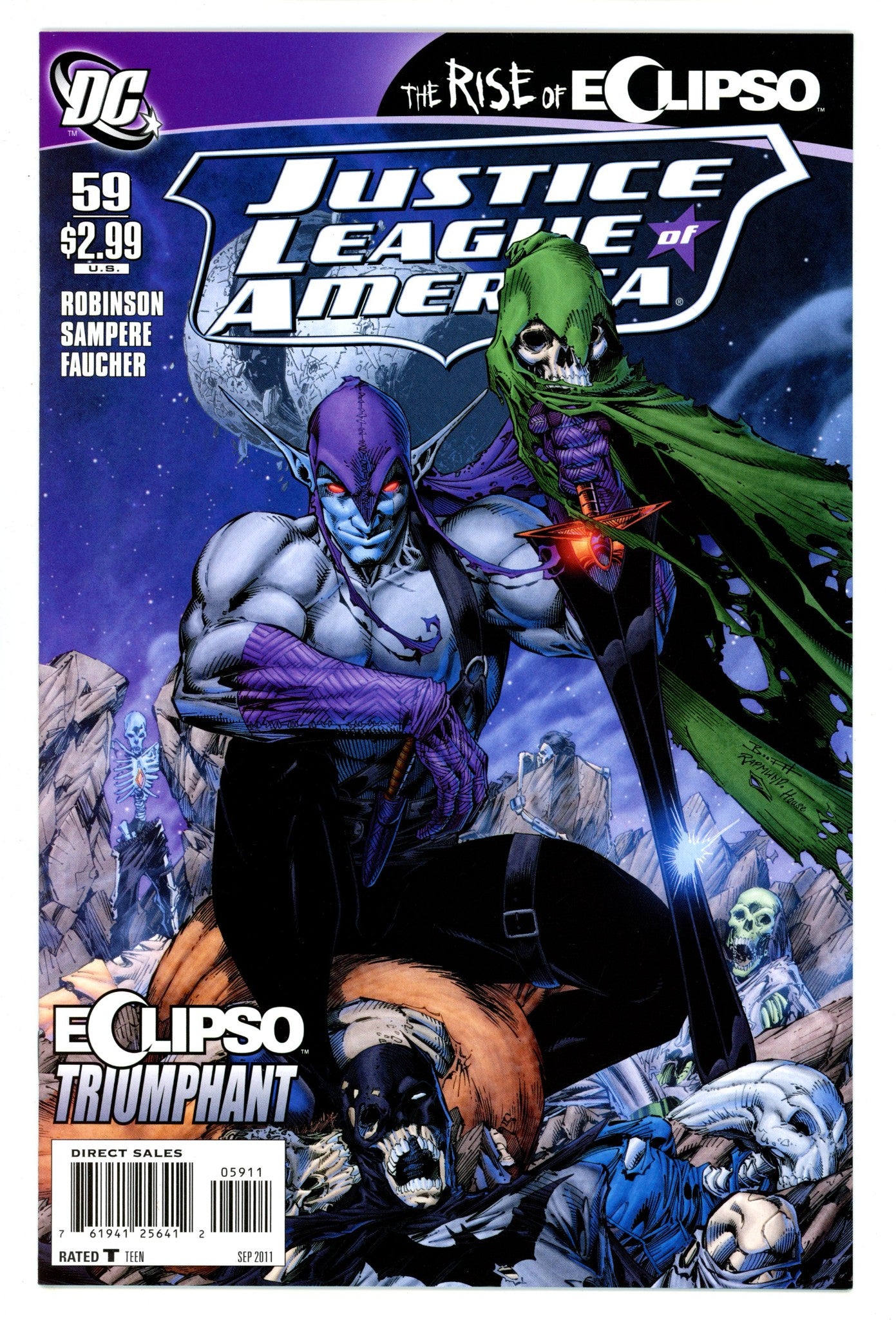 Justice League of America Vol 2 59 High Grade (2011) 