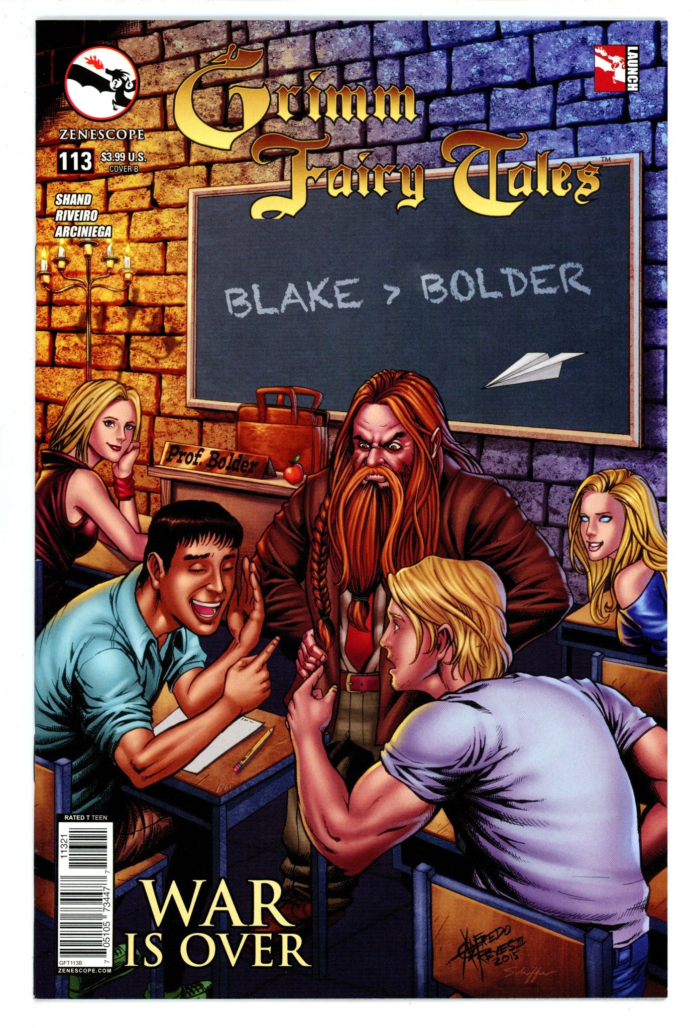 Grimm Fairy Tales Vol 1 113 High Grade (2015) Reyes Variant 