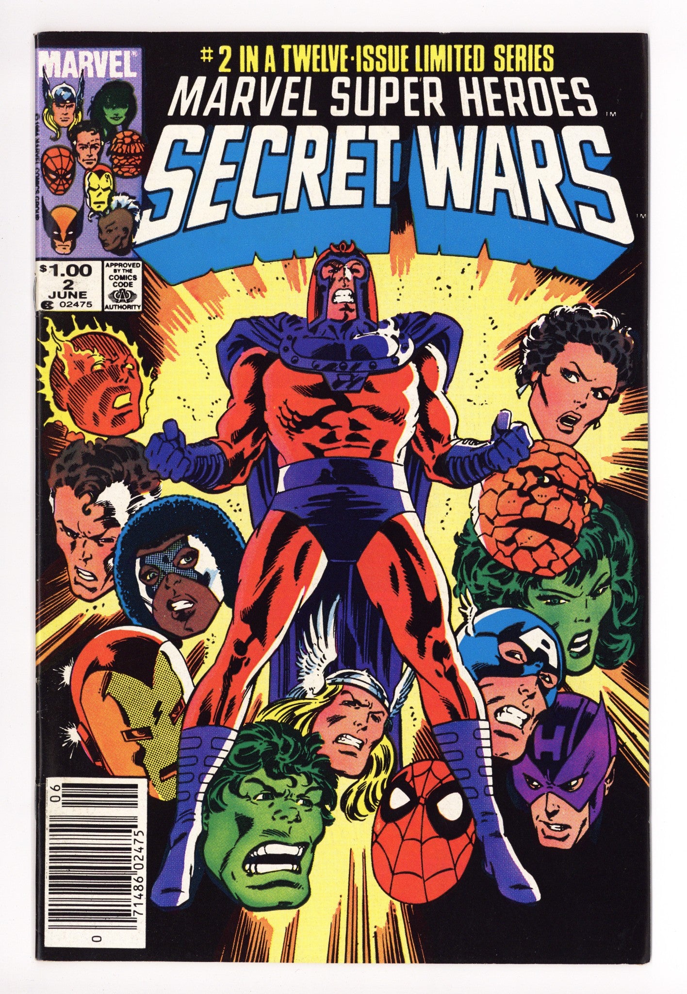 Marvel Super-Heroes Secret Wars 2 FN/VF (7.0) (1984) Canadian Price Variant 