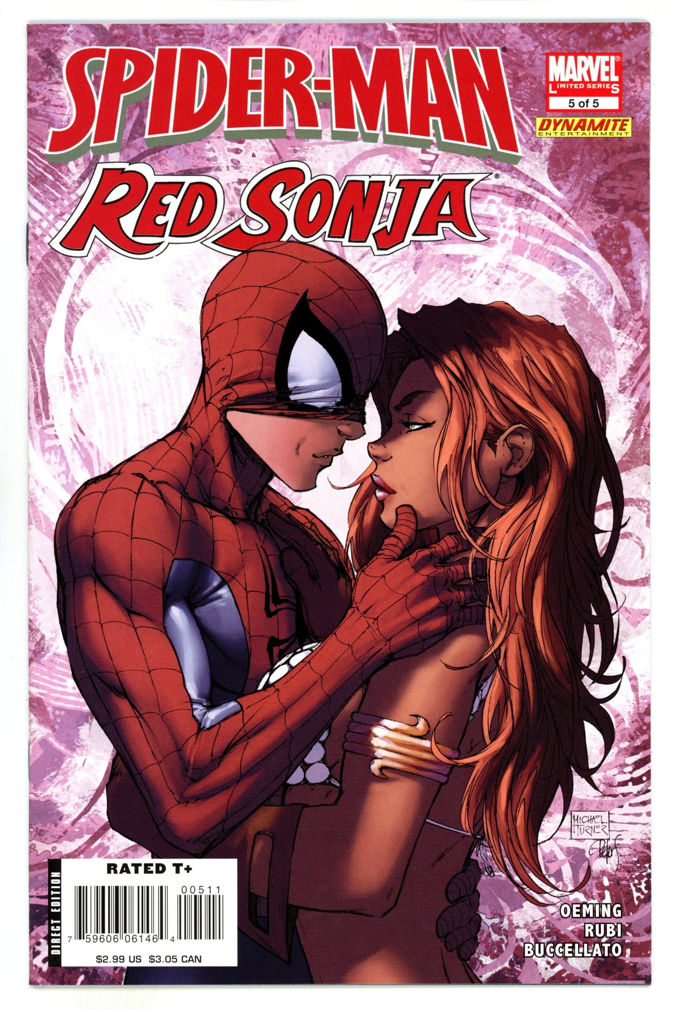 Spider-Man / Red Sonja  5  NM- (9.2)  (2008)  