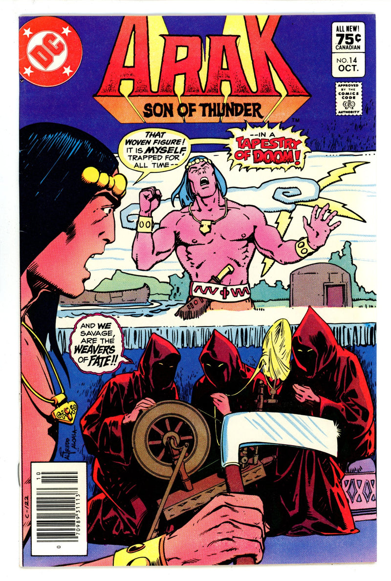 Arak / Son of Thunder 14 FN+ (6.5) (1982) Canadian Price Variant 