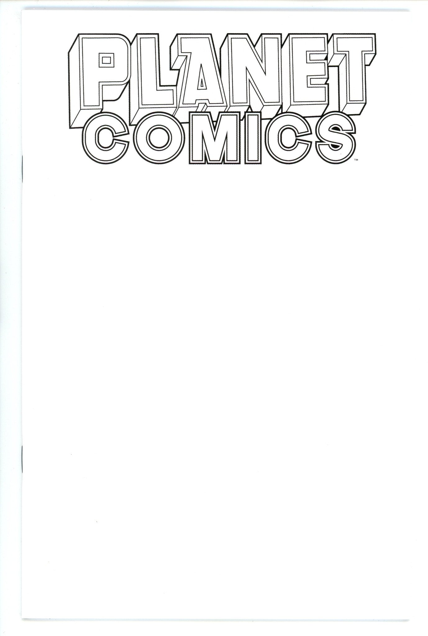 Planet Comics Sketchbook [nn] NM- (9.2) (2021) 