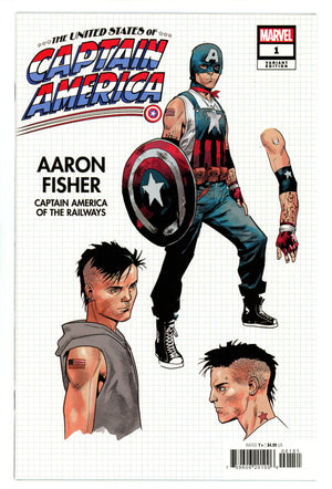 The United States of Captain America 1 High Grade (2021) Bazaldua Variant