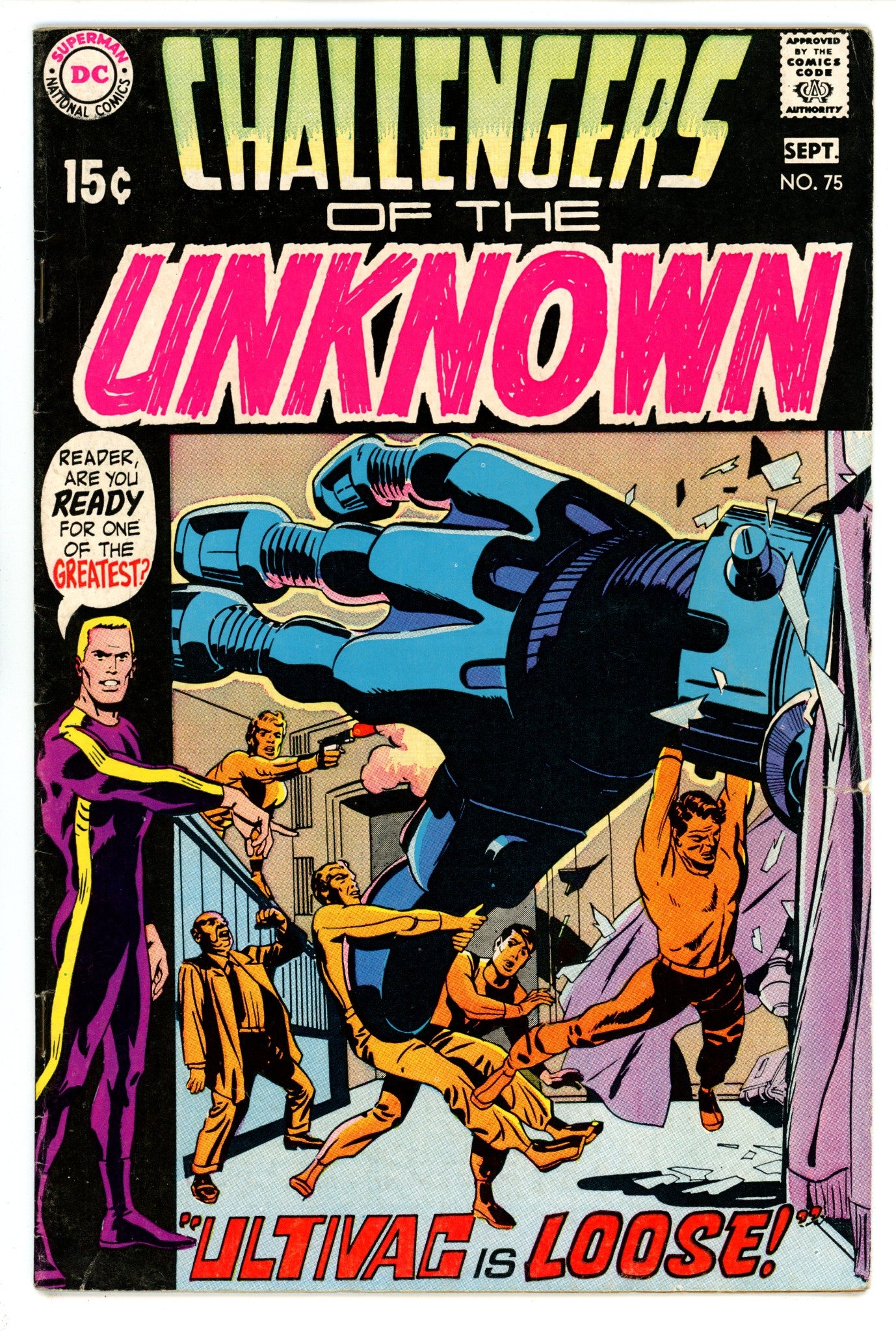 Challengers of the Unknown Vol 1 75 FN- (5.5) (1970) 