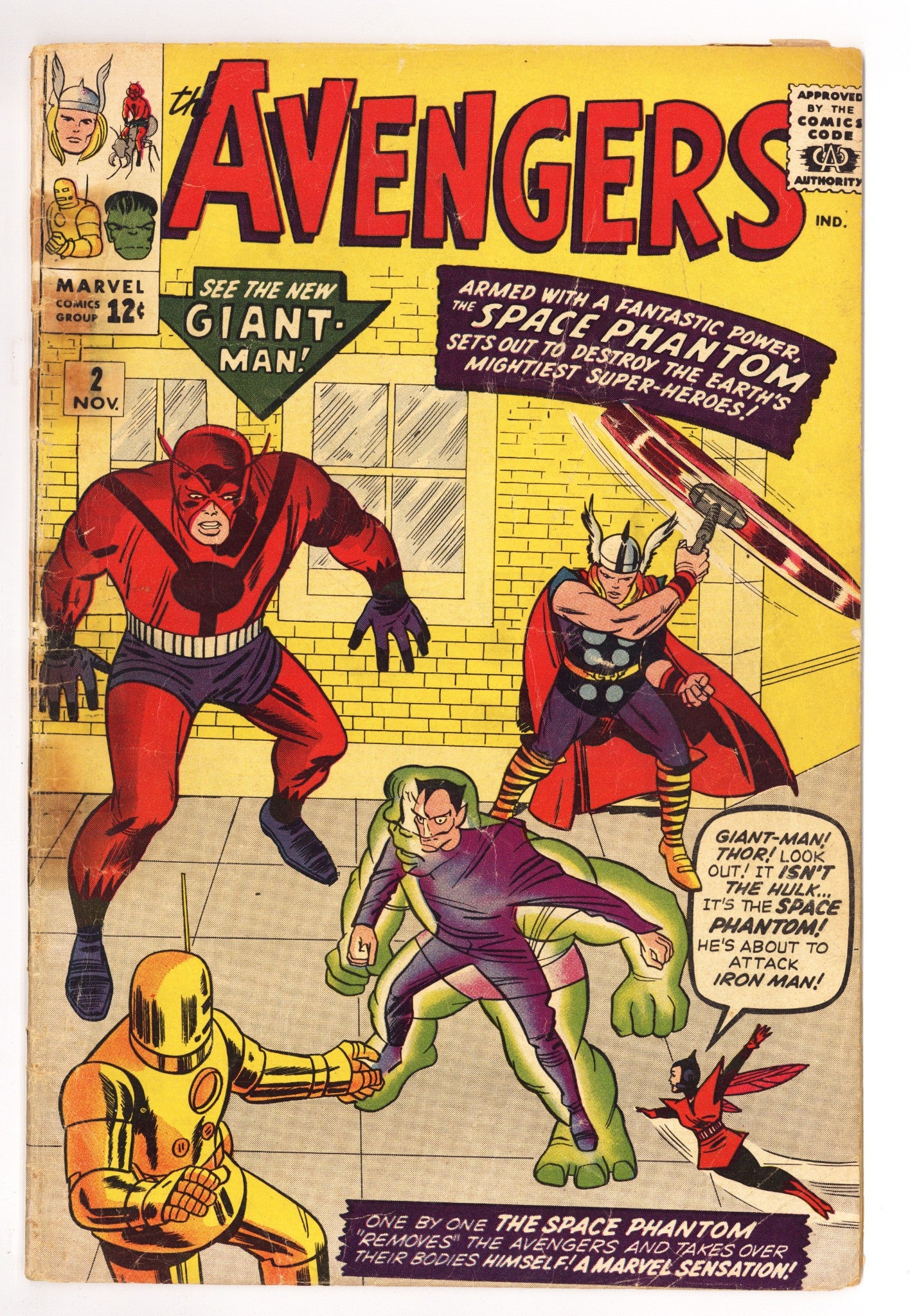 The Avengers Vol 1 2 GD/VG (3.0) (1963) 