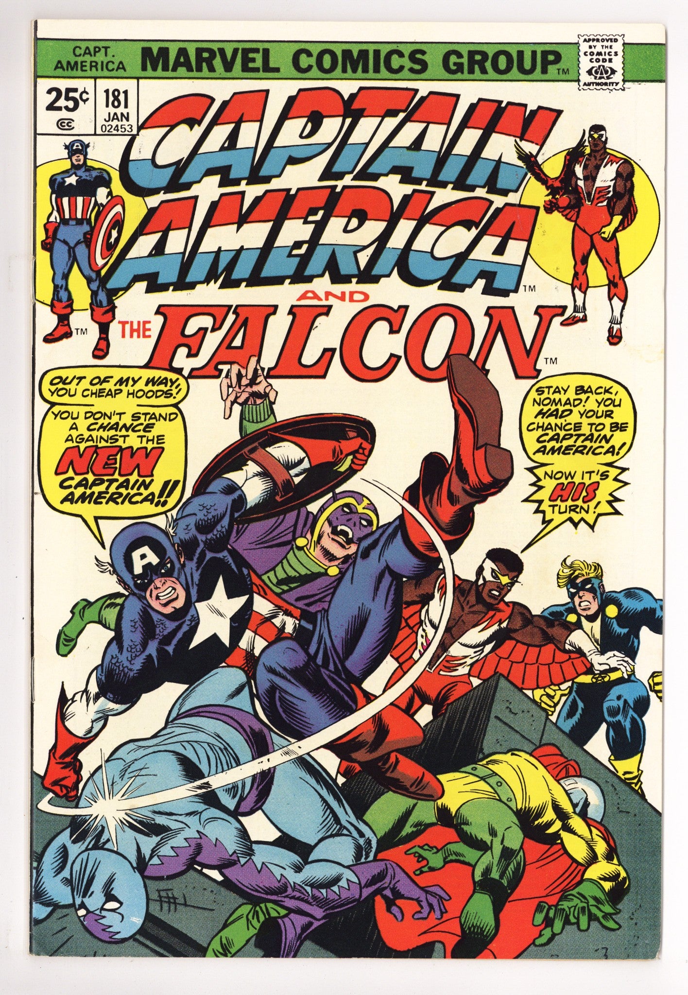 Captain America Vol 1 181 VF- (7.5) (1975) 
