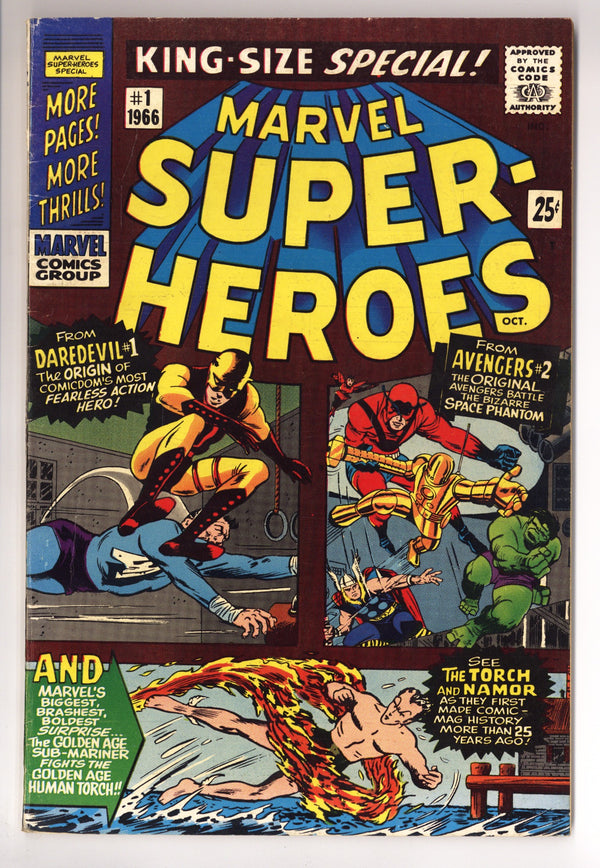 Marvel Super Heroes 1 FN (6.0) (1966)