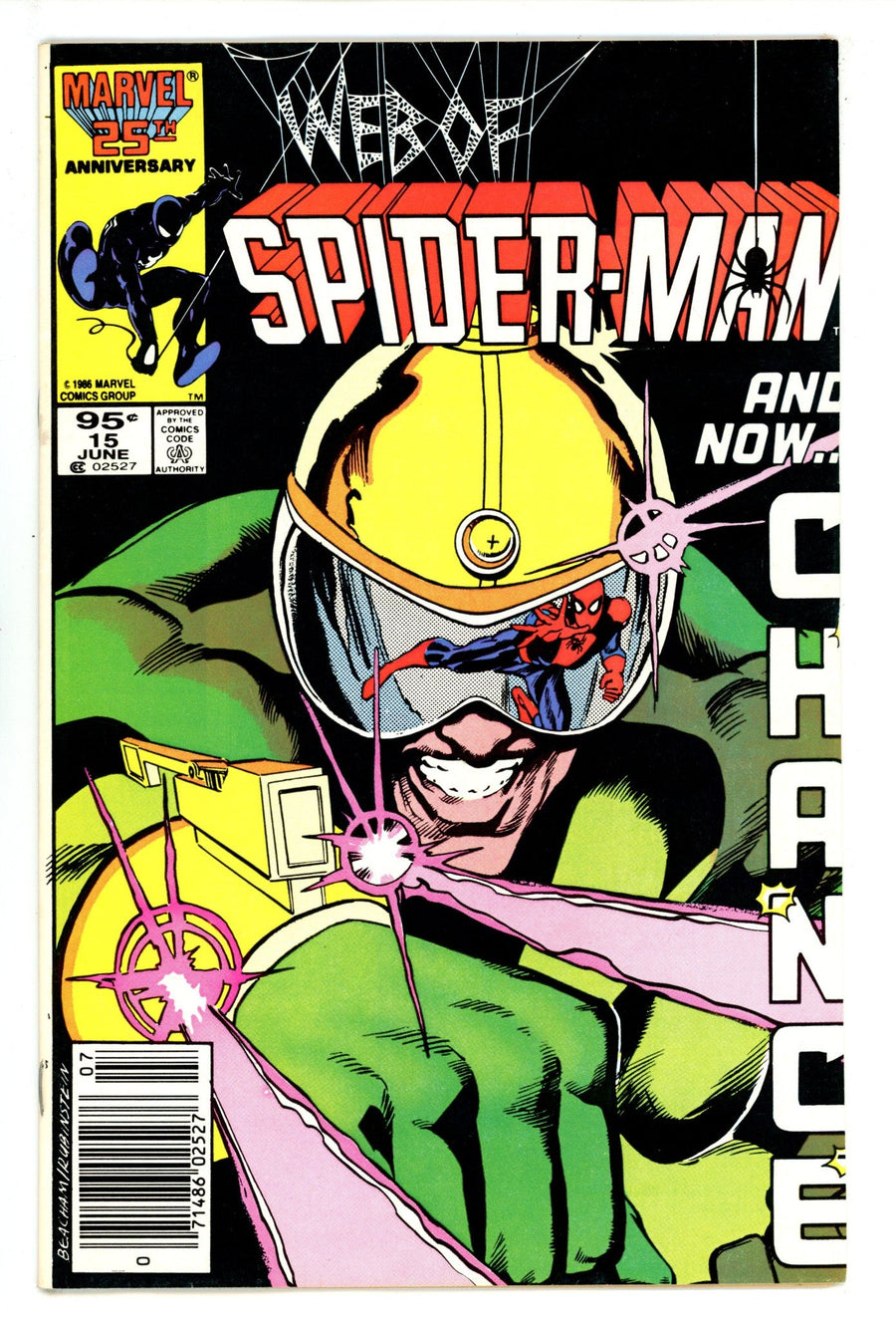 Web of Spider-Man Vol 1 15  Mid Grade   (1986)   Canadian Price Variant