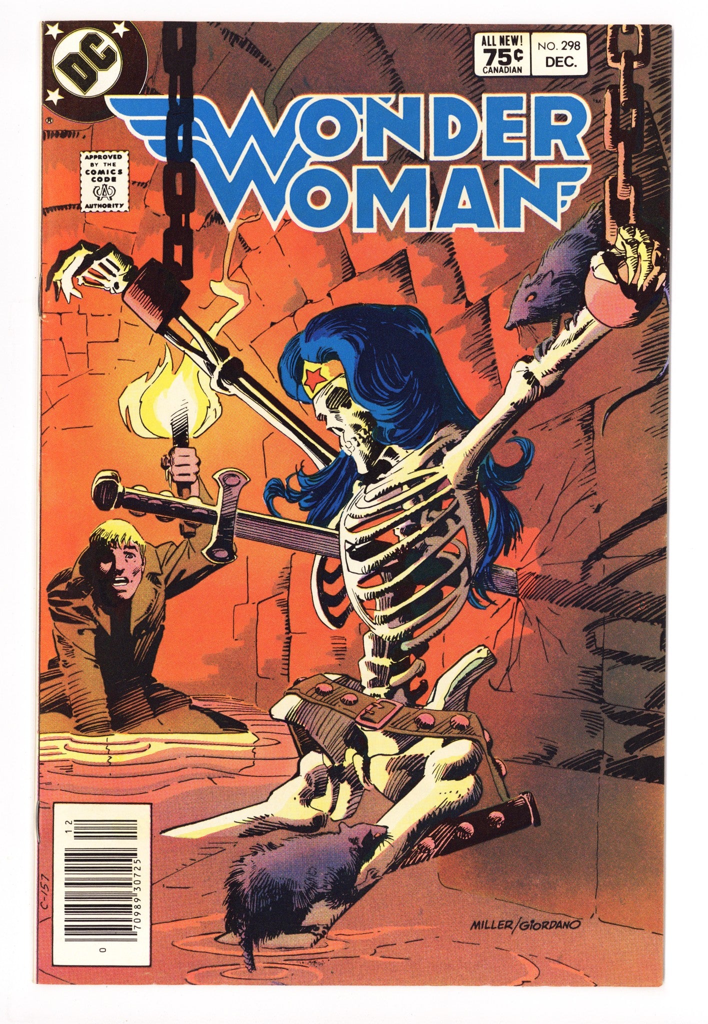 Wonder Woman Vol 1 298 VF+ (8.5) (1982) Canadian Price Variant 