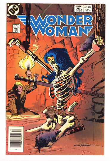Wonder Woman Vol 1 298 VF+ (8.5) (1982) Canadian Price Variant 