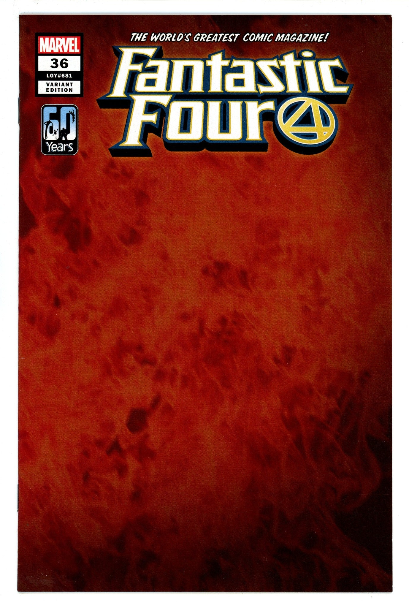 Fantastic Four Vol 6 36 (681) High Grade (2021) Flame Wraparound Variant 