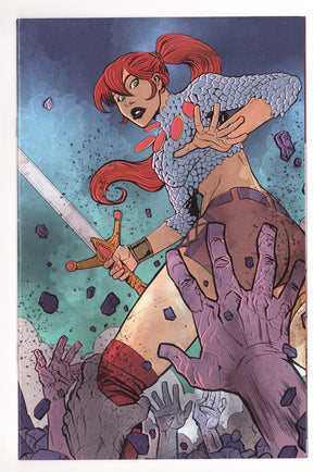 Immortal Red Sonja 8 High Grade (2022) Moss Virgin Variant