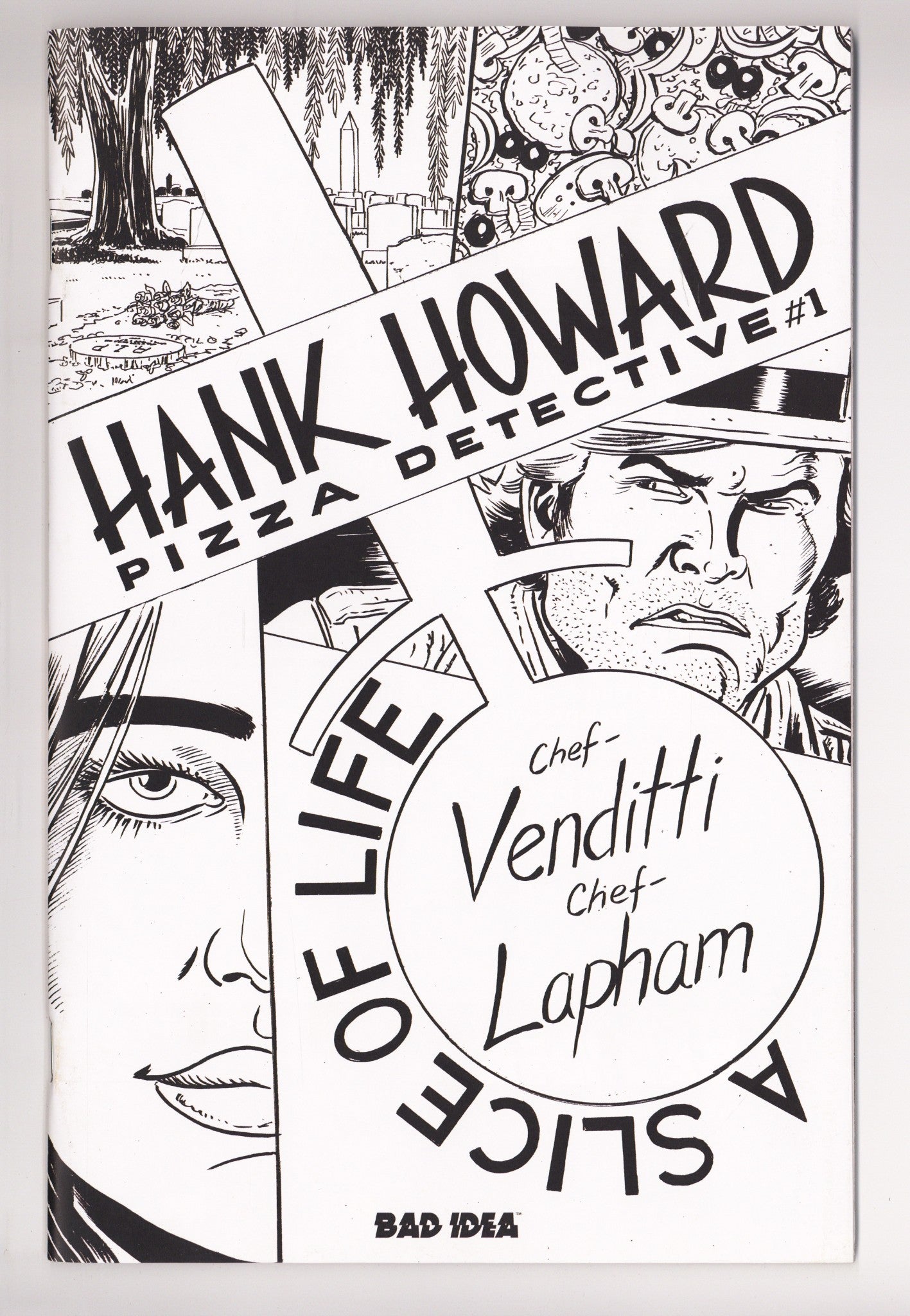 Hank Howard Pizza Detective A Slice Of Life 1 Lapham B&W Incentive NM- (2026)