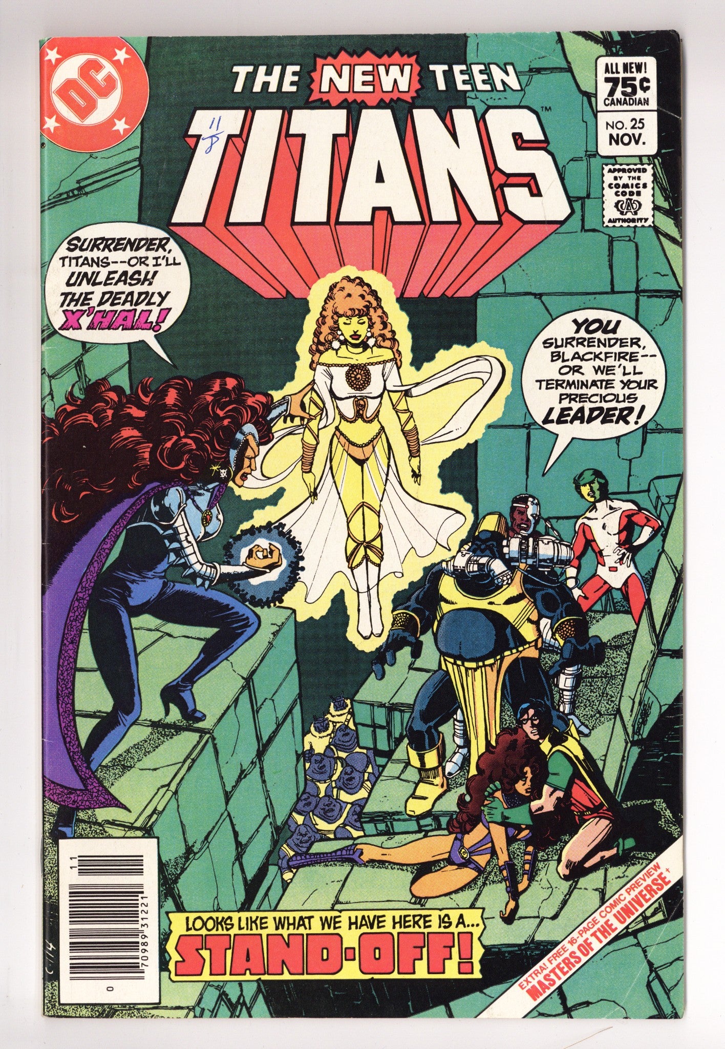 The New Teen Titans Vol 1 25 Mid Grade (1982) Canadian Price Variant 