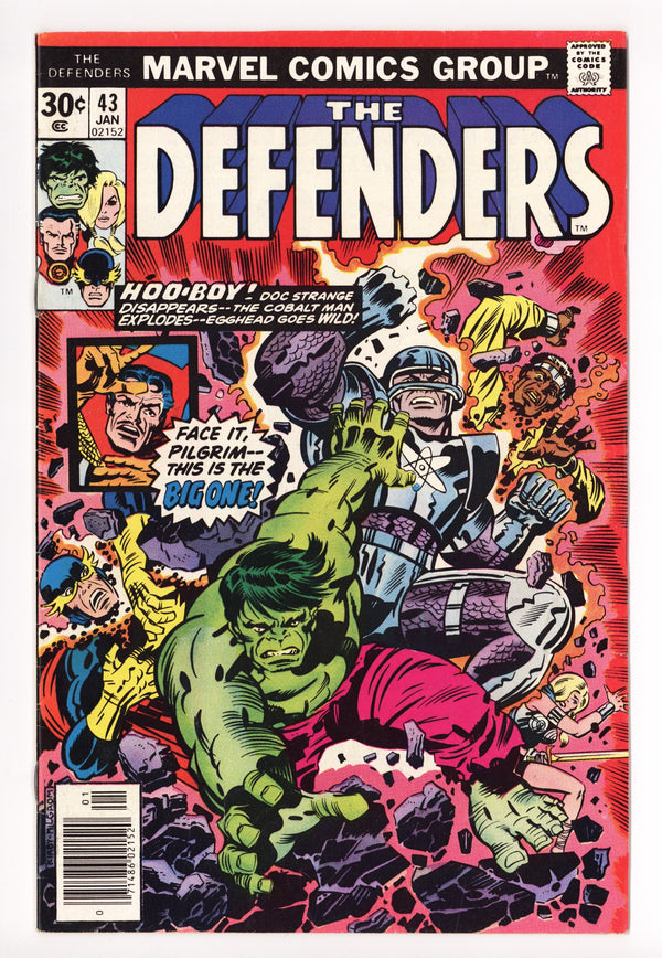 The Defenders Vol 1 43 Mid Grade (1977)