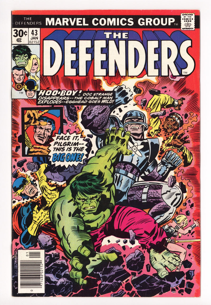 The Defenders Vol 1 43 Mid Grade (1977) 