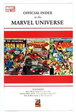 Official Index to the Marvel Universe 4 High Grade (2009)