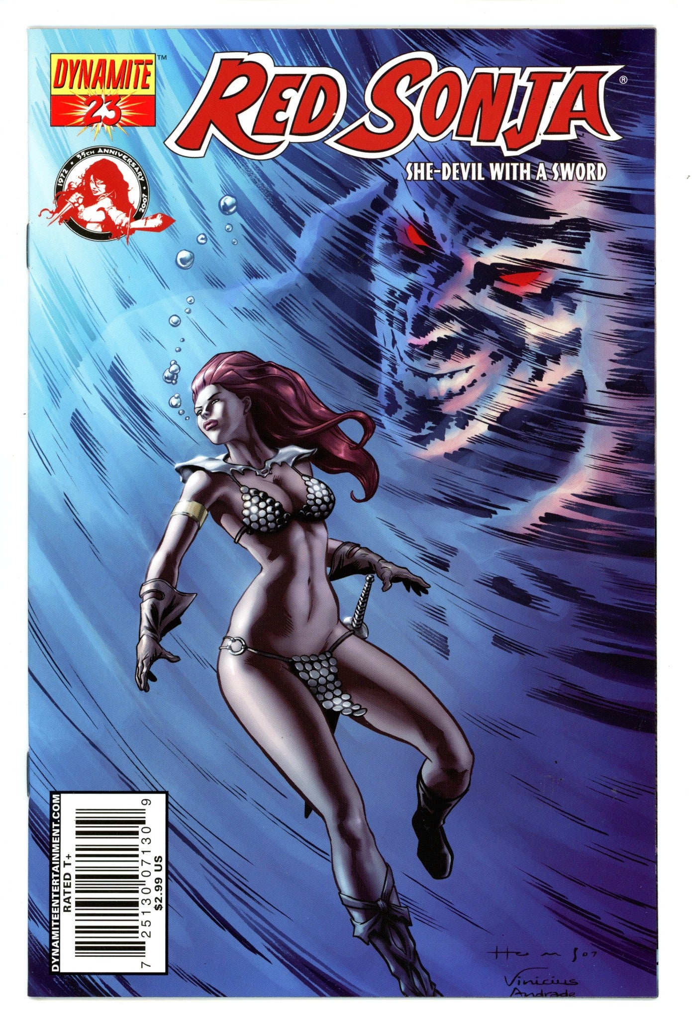 Red Sonja Vol 1 23 High Grade (2007) Homs Variant 