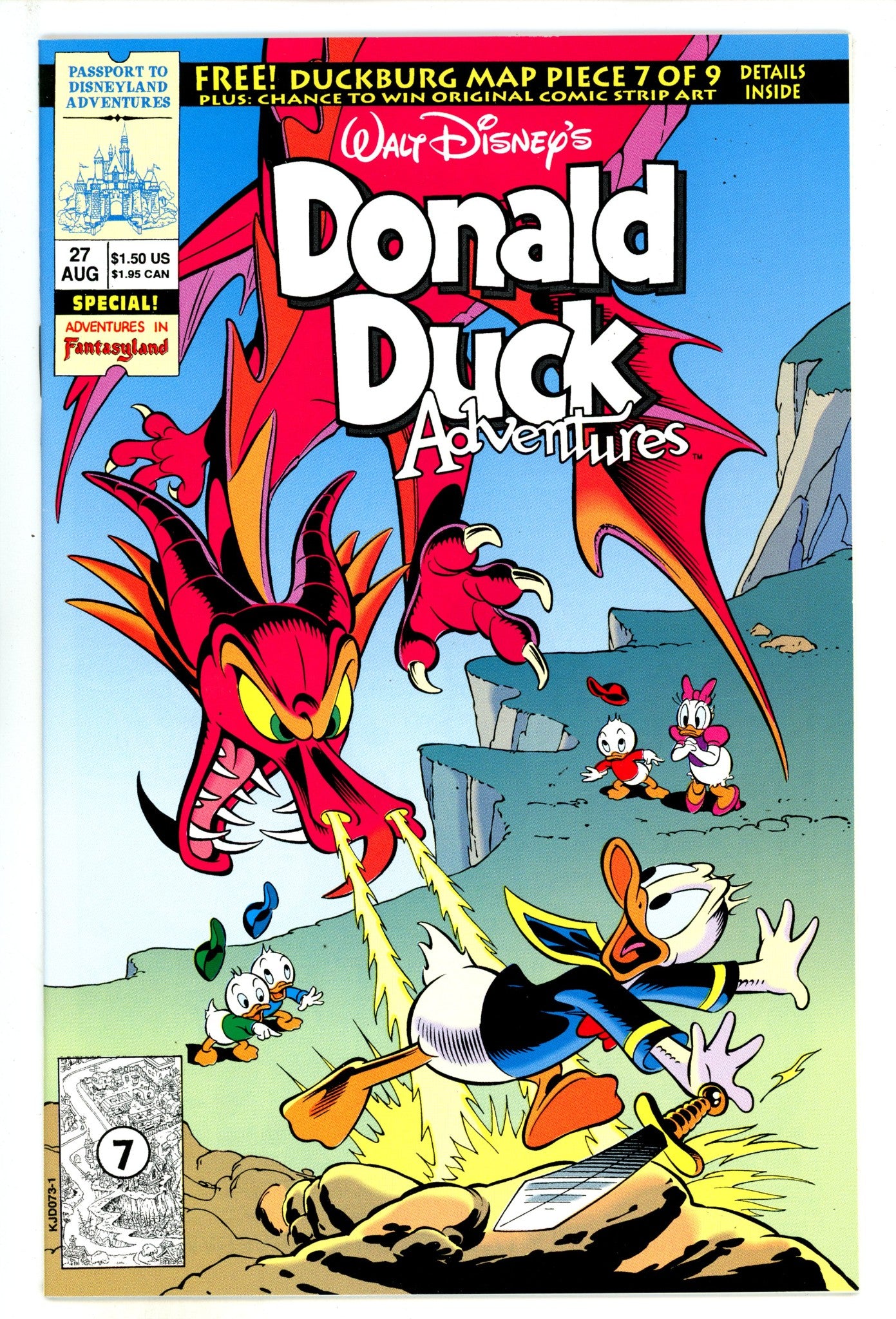Walt Disney's Donald Duck Adventures Vol 2 27 High Grade (1992) 