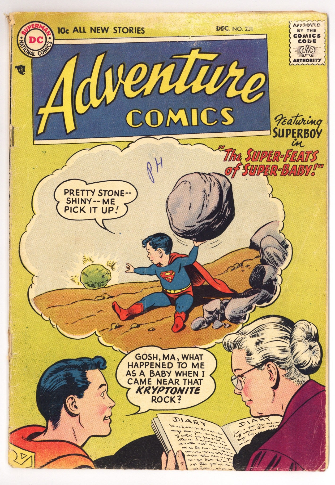 Adventure Comics Vol 1 231 GD (2.0) (1956) 