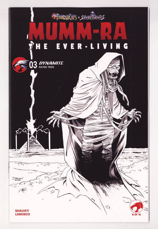 Mumm Ra The Ever Living 3 Shalvey B&W Variant (2026)