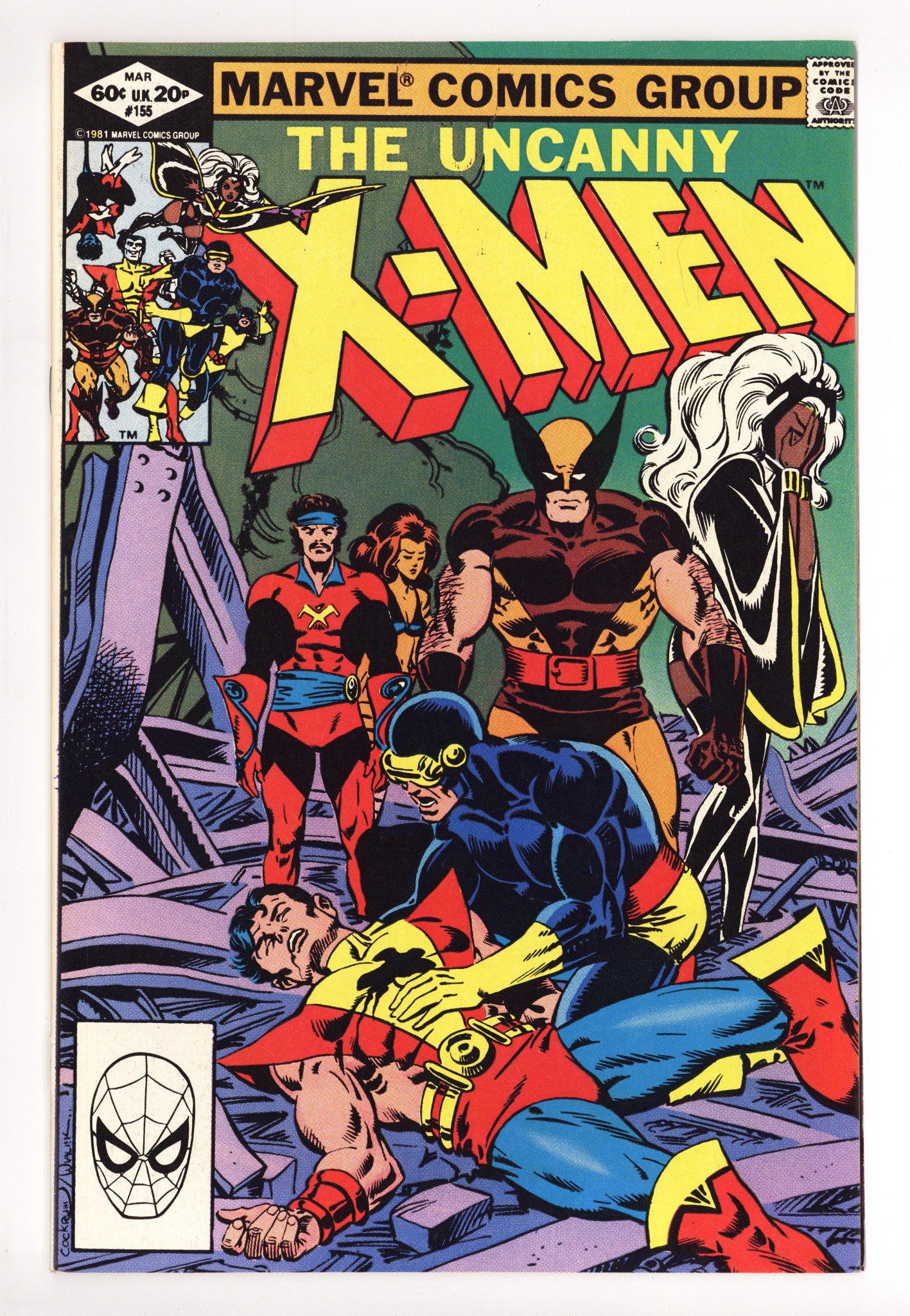 The Uncanny X-Men Vol 1 155 VF (8.0) (1982) 