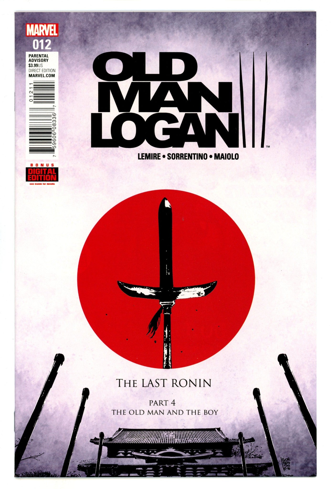 Old Man Logan Vol 2 12 High Grade (2016) 