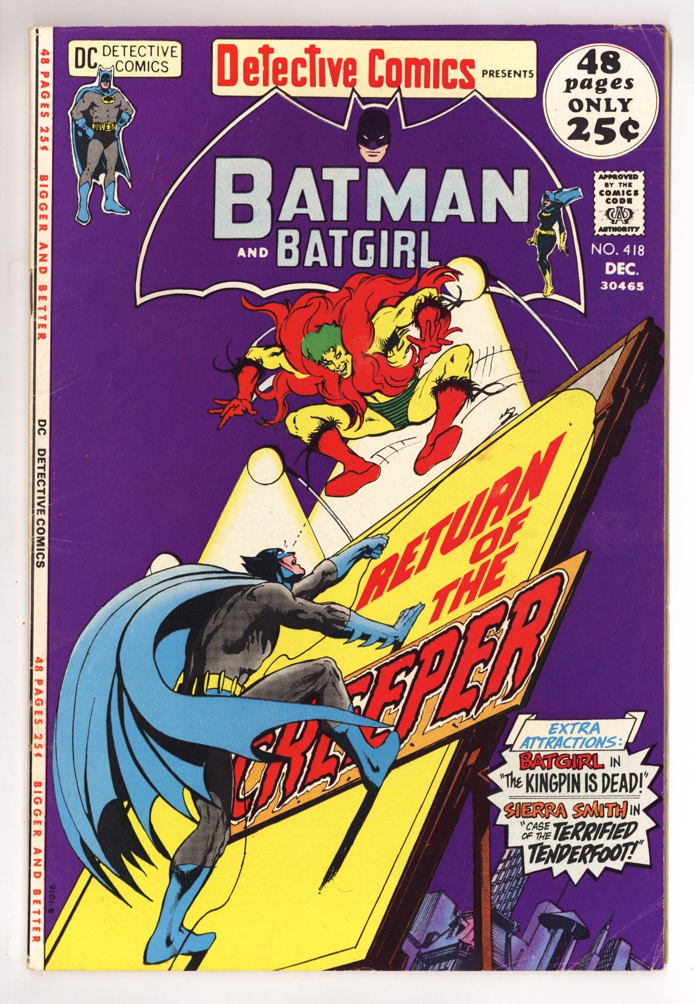 Detective Comics Vol 1 418 FN- (5.5) (1971) 