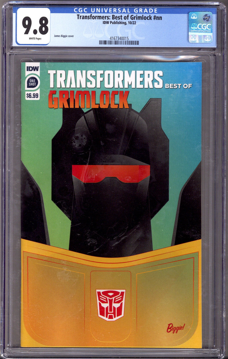 Transformers Best of Grimlock 1 CGC 9.8 (2022)